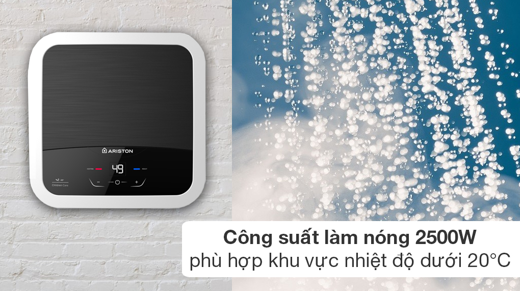 ANDRIS2 30LUX-D bình nóng lạnh tiết kiệm điện, an toàn tuyệt đối