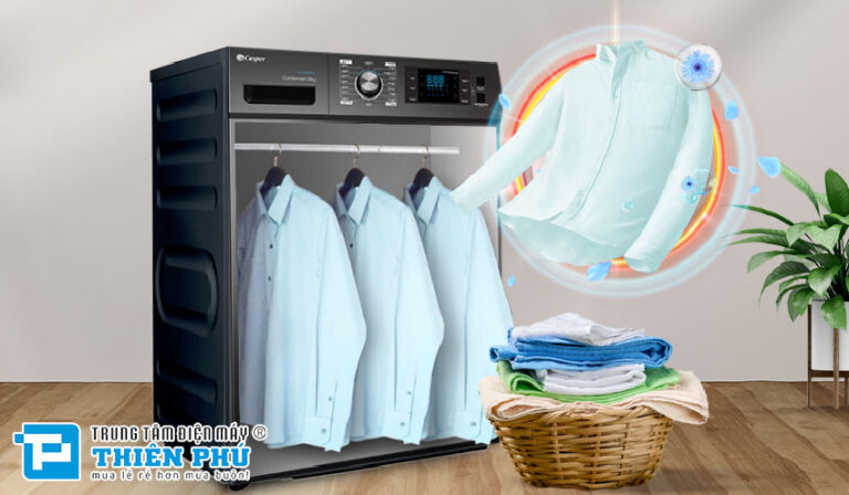 Máy giặt sấy giá rẻ chất lượng cho mọi nhà Máy Sấy Quần Áo Casper 8Kg TD-80CGB