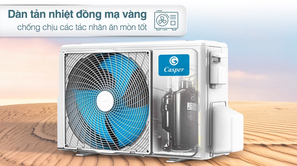 Điều hòa Casper 9000btu TC-09IS35 có ưu điểm gì về độ bền?