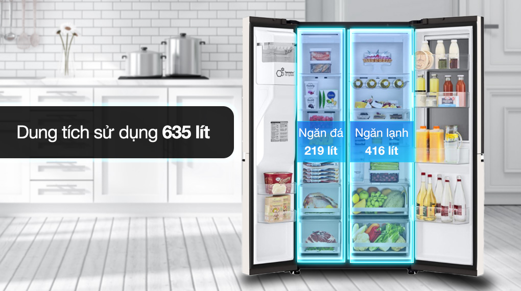 Điểm qua một số tính năng tích hợp ở tủ lạnh LG GR-X257BL