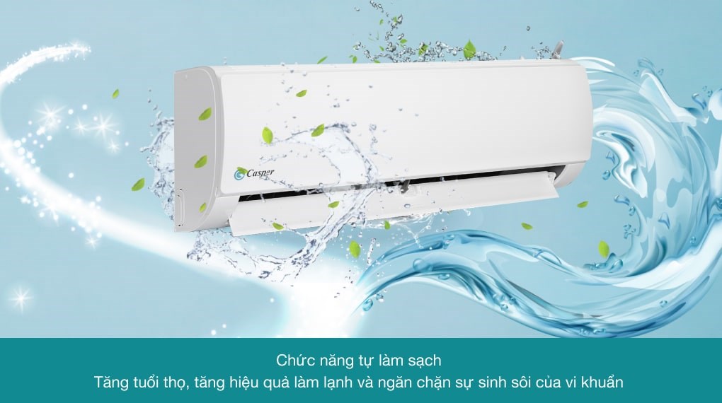 Chức năng tự làm sạch Iclean là gì? TOP 3 điều hòa Casper inverter được bán chạy nhất hiện nay