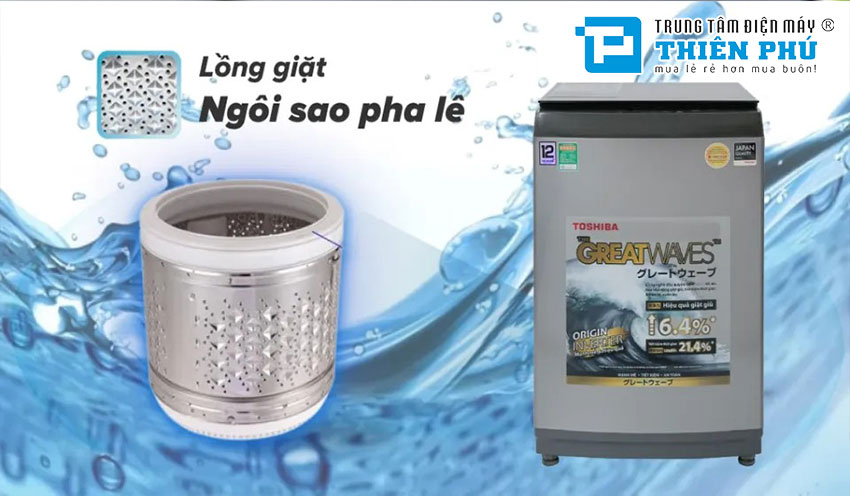 Đánh giá có nên lựa chọn máy giặt Toshiba Inverter 12Kg AW-DUK1300KV(SG) cho gia đình