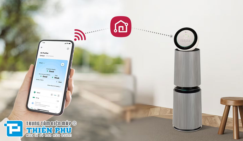 Máy Lọc Không Khí LG PuriCare 360 Alpha PET AS10GDBY0