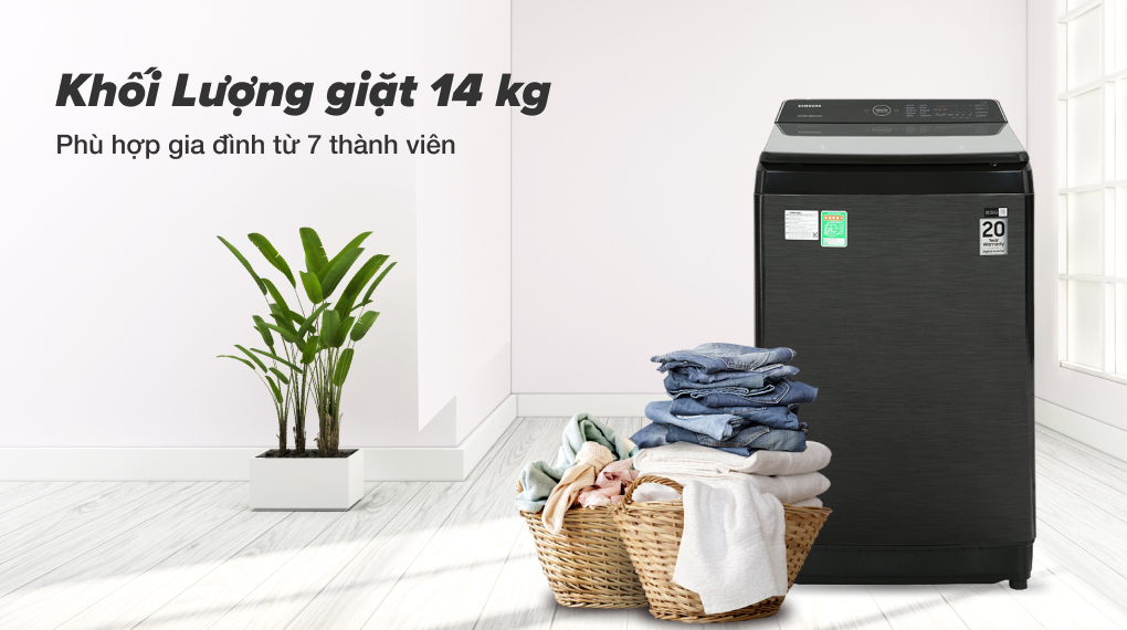  máy giặt Samsung WA14CG5745BV/SV 14kg 