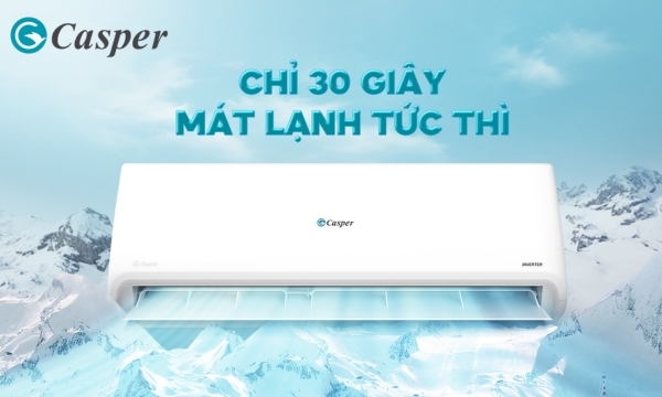 Điều hòa Casper TC-12IS35 và cách vệ sinh máy hiệu quả an toàn