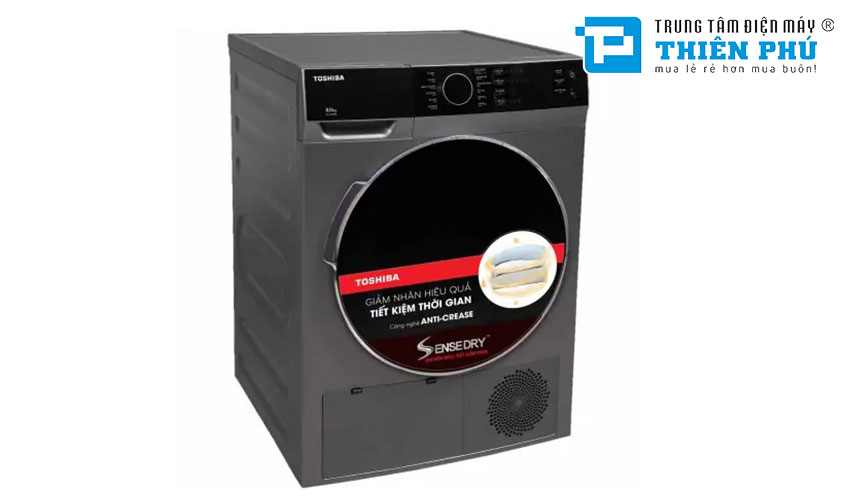 2 mẫu máy sấy quần áo Toshiba thông hơi sấy khô quần áo nhanh chóng và giá thành hợp lý