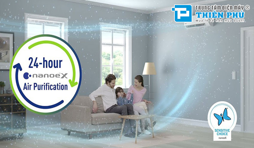 Điều hòa Panasonic CU/CS-RU24AKH-8, thiết bị làm mát và lọc không khí 2 trong 1