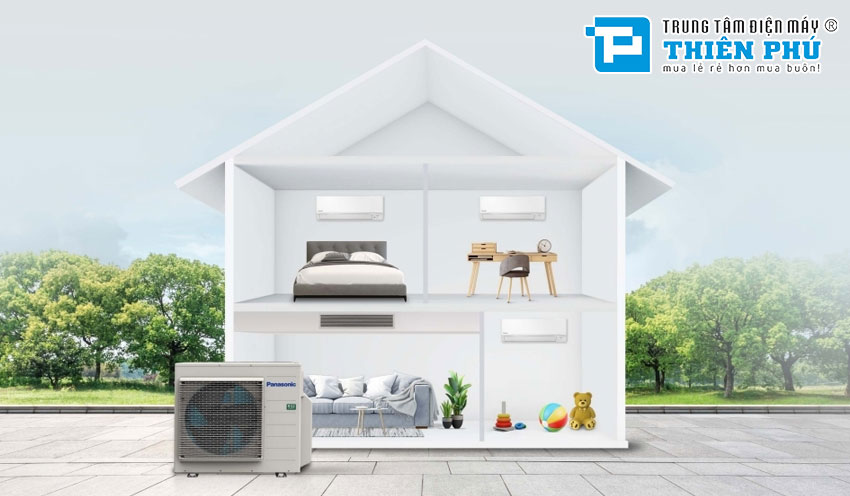 Điều Hòa Multi Panasonic Inverter  1 Chiều 25600Btu CU-3U27YBZ