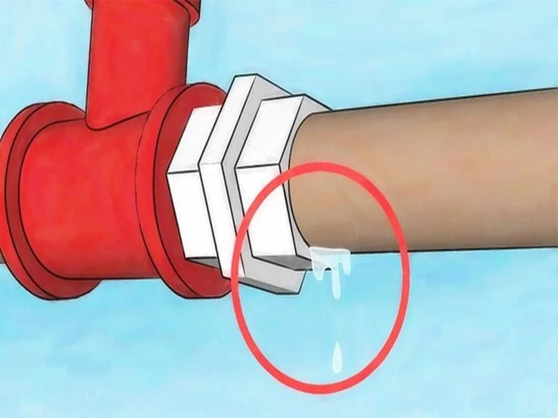 Máy bị rò rỉ nước