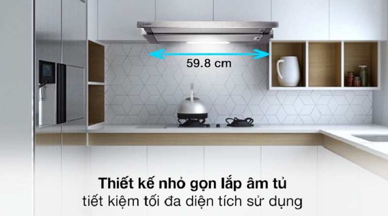 máy hút mùi Bosch DFT63AC50 thiết kế âm tủ