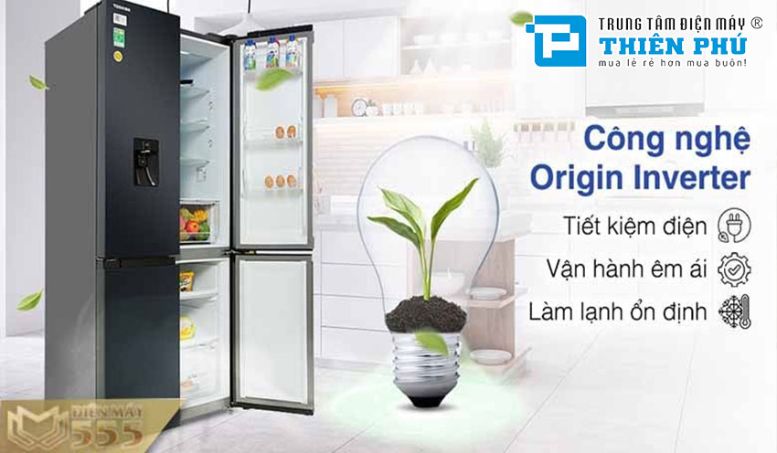Tận hưởng sự tuyệt vời của công nghệ Inverter trong tủ lạnh Toshiba cho gia đình bạn