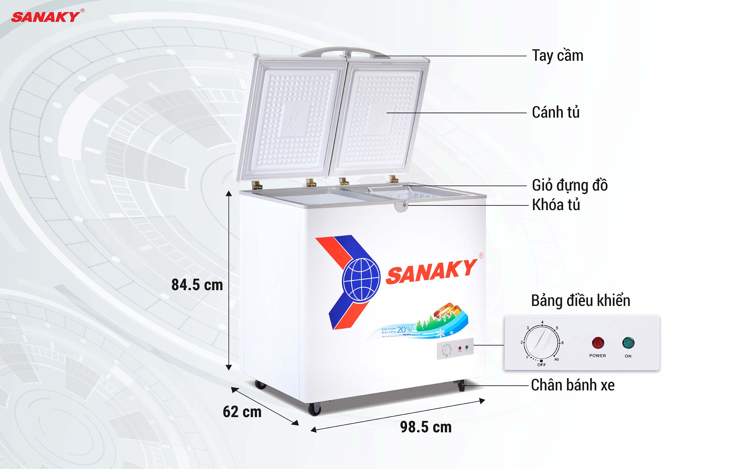 So sánh công nghệ làm lạnh trên tủ đông Sanaky VH-2599A1 và tủ đông Funiki HCF 516S1N2