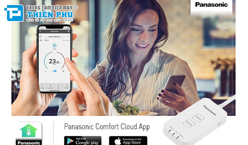 Điều hòa Panasonic CU/CS-XPU12XKH-8 có kết nối Wifi không, lợi ích là gì?