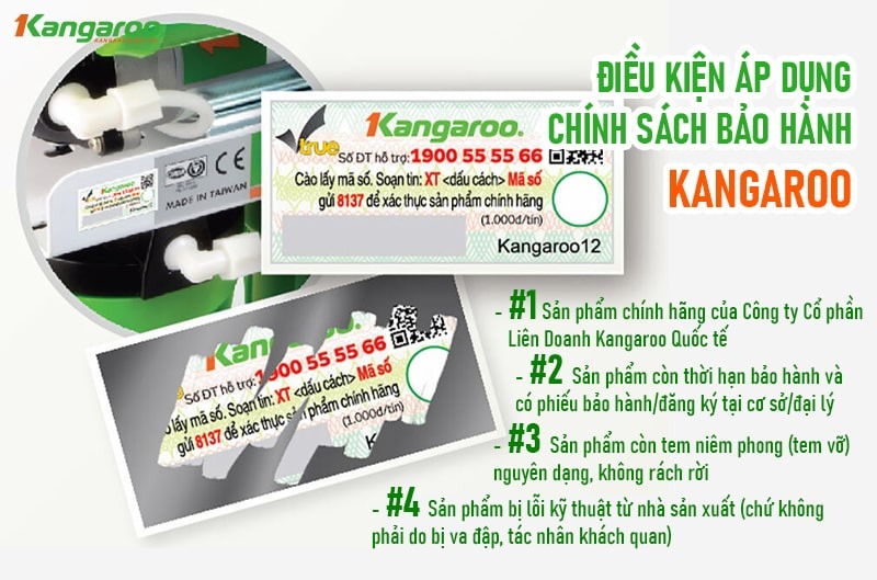 Cách đăng ký bảo hành sản phẩm máy lọc nước Kangaroo