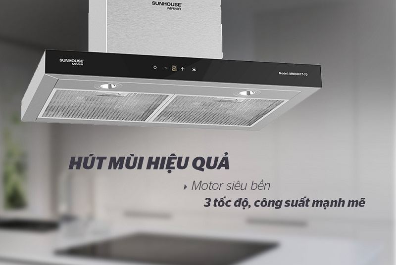 Điểm giống nhau của máy hút mùi Bosch DWB77CM50 và Sunhouse Mama MMB6817-70