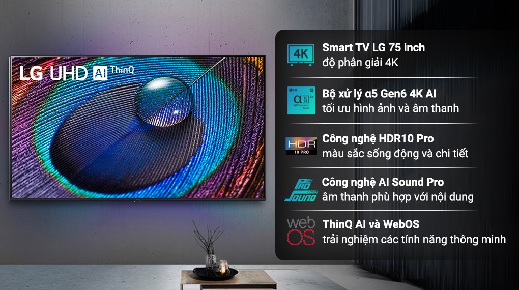 Tivi Sony KD-75X80L và tivi LG 75UR9050PSK - Nên chọn mua tivi 75 inch 4K nào?