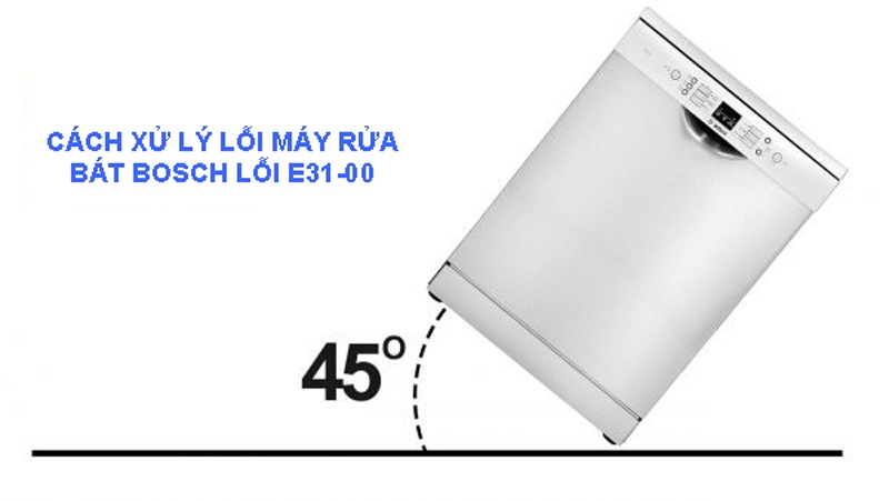 E31 bosch hot sale dishwasher