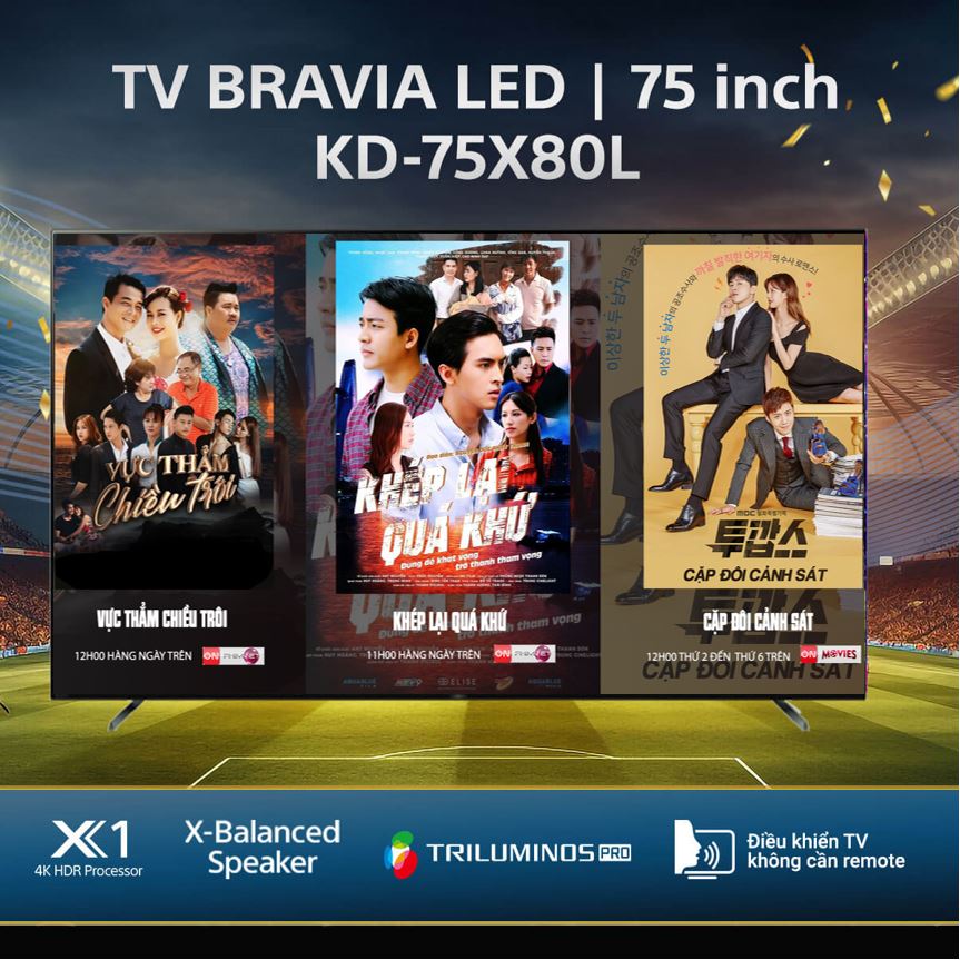 Top 3 smart tivi Sony 75 inch ngon, rẻ mà lại chất lượng đáng sắm nhất 2023