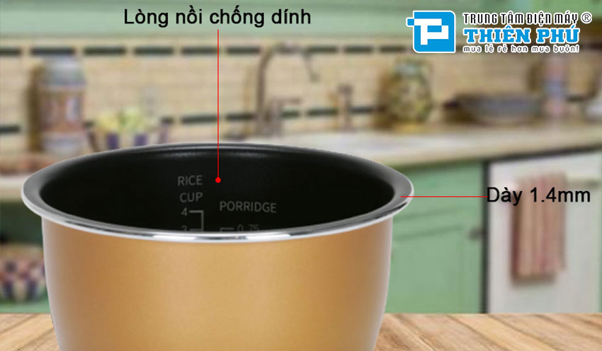 Nồi Cơm Điện Tử Panasonic SR-DB071KRA 0.7 Lít