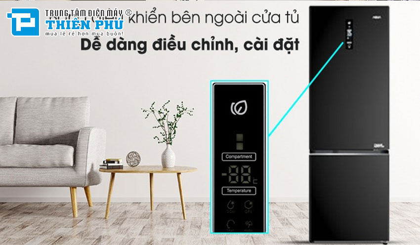 Hướng dẫn cài đặt và cách sử dụng tối ưu tủ lạnh Aqua Inverter AQR-B388MA(FB)