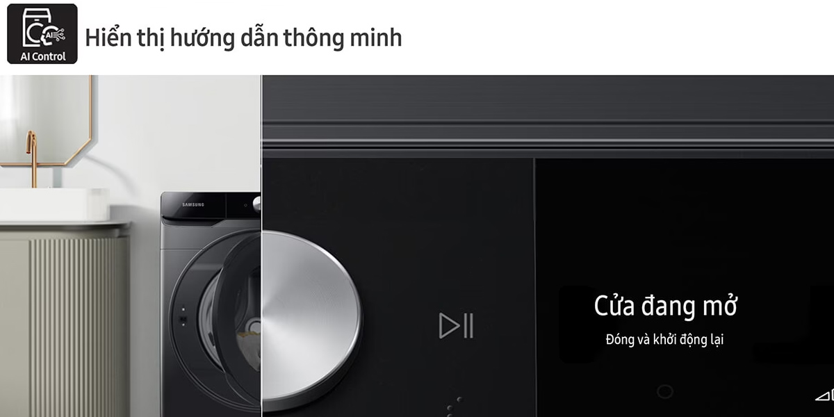 4 tính năng hàng đầu của máy sấy quần áo Samsung Bespoke 17kg DV17B9750CV/SV