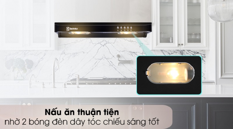 Các bước cho máy hút mùi Electrolux âm tủ EFT6032K vận hành