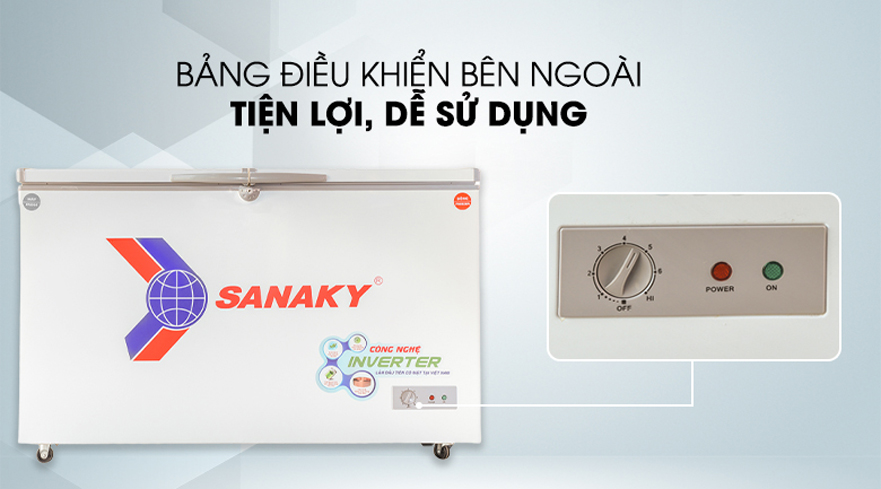 Đánh giá chi tiết tủ đông Sanaky Inverter 2 ngăn VH-6699W3