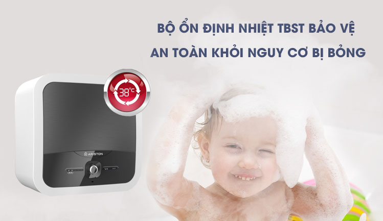 TOP bình nóng lạnh Ariston 15L an toàn hấp dẫn đông đảo người dùng