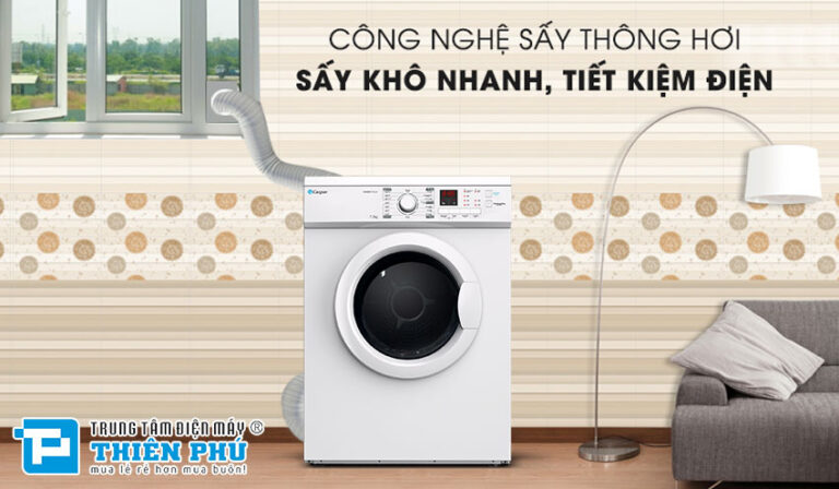 Khám phá dòng máy sấy quần áo Casper giá rẻ 7.2Kg TD-72VWD