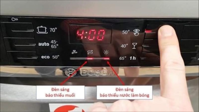 Một số lưu ý khi đổ muối vào máy rửa bát Bosch