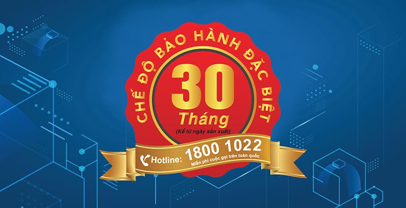 bảo hành 30 tháng