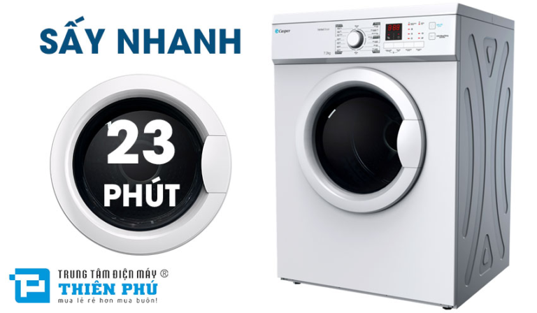 Ưu điểm và nhược điểm của máy sấy quần áo Casper TD-72VWD