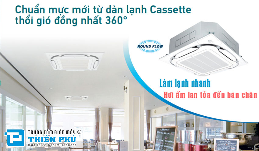 4 Ưu điểm về điều hòa âm trần Daikin 2 chiều FCF125CVM/RZA125DV1