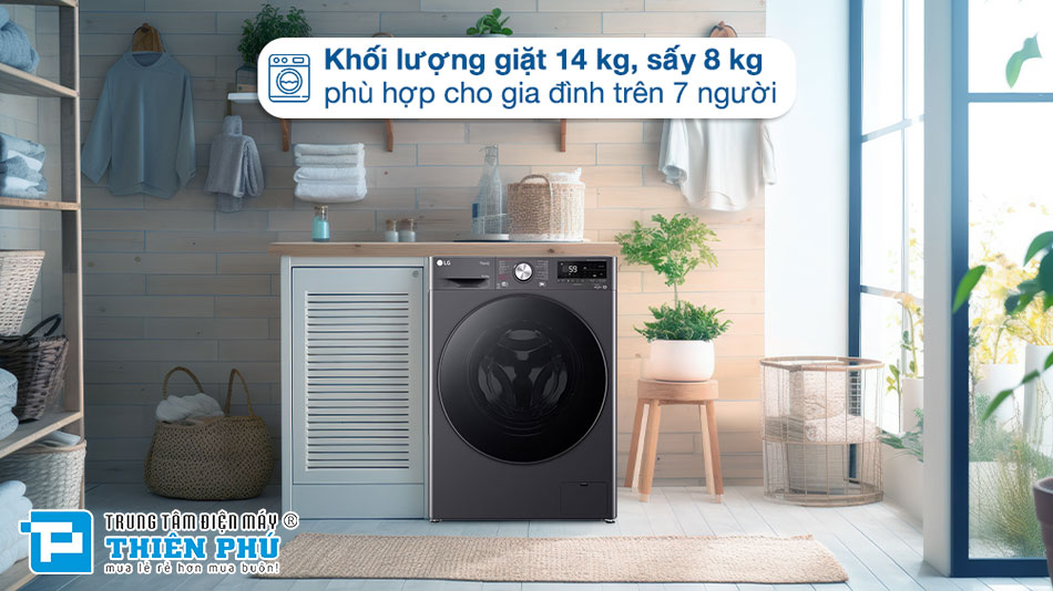 máy giặt LG FV1410D4M1