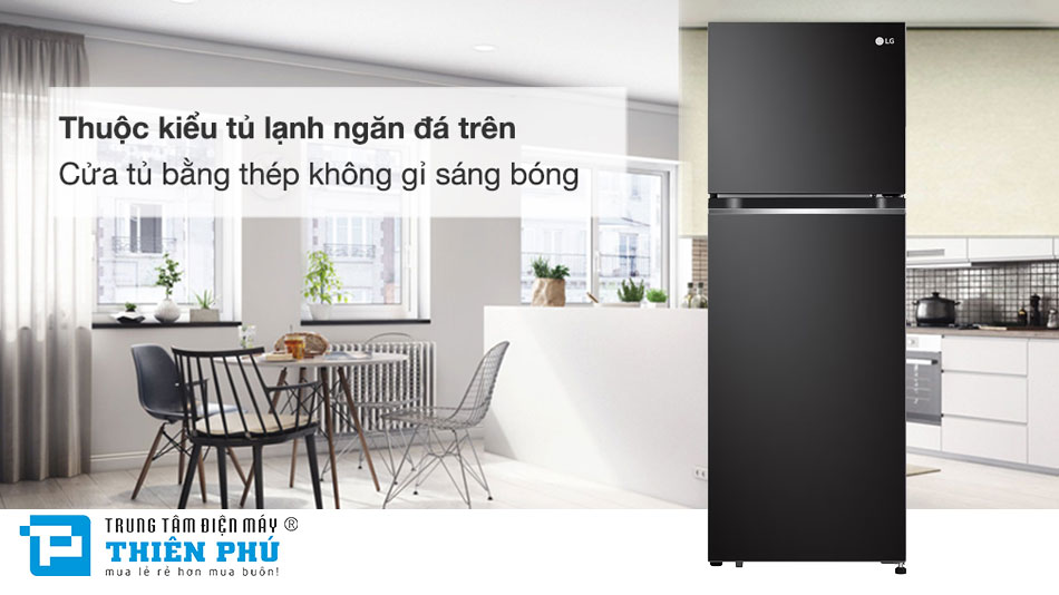 Tủ Lạnh LG Inverter 2 Cánh 243 Lít GV-B242WB