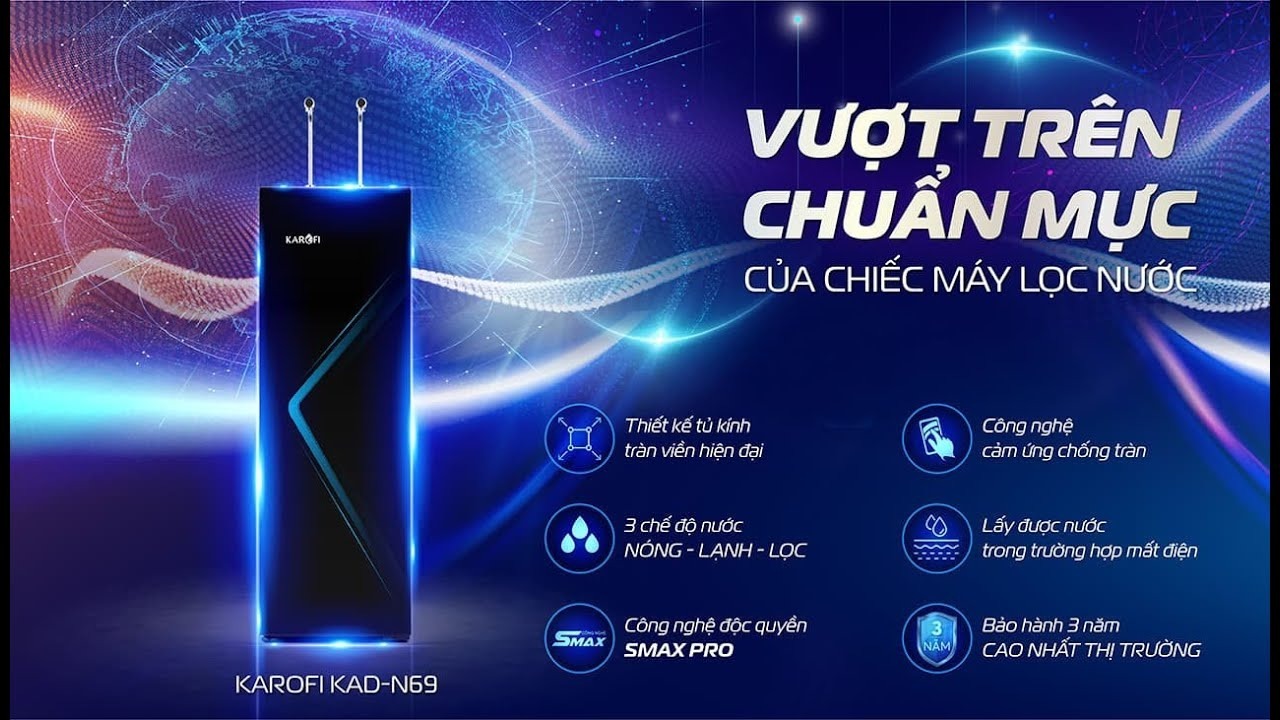 Máy lọc nước Karofi 10 lõi KAD-N69