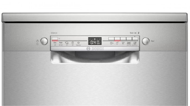 Cho muổi rửa bát và chất làm bóng vào máy rửa bát Bosch serie 2