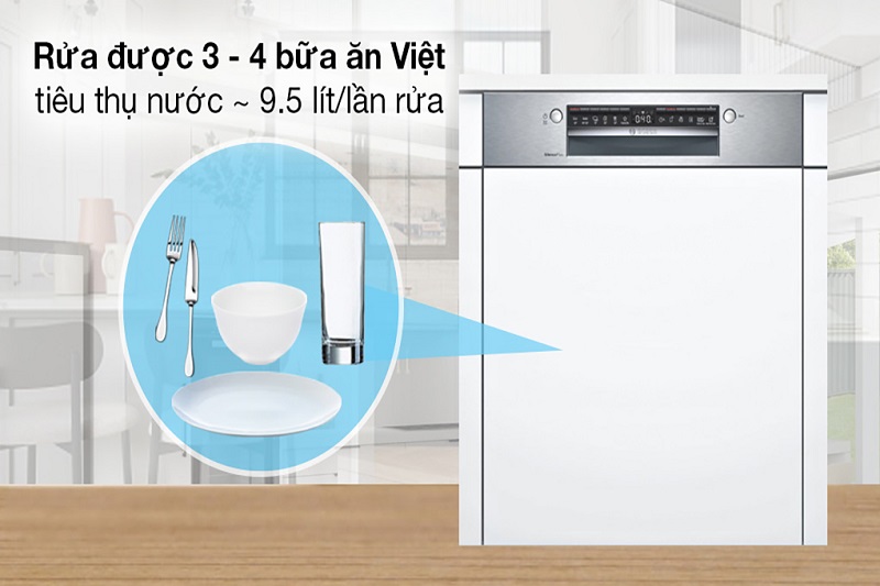 Các chức năng của máy rửa bát Bosch âm tủ SMI4ECS14E