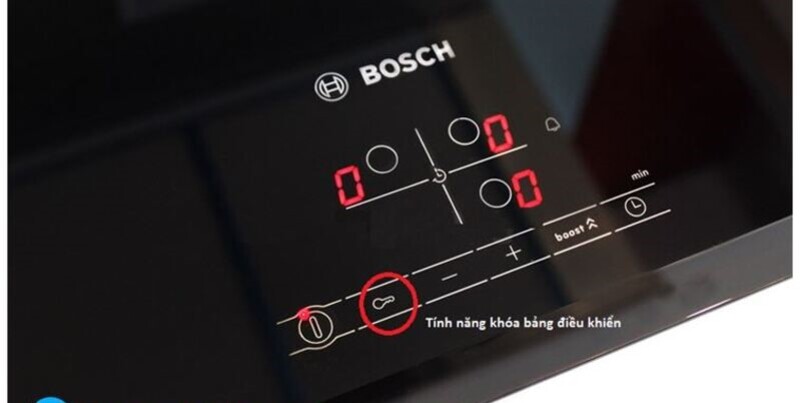  Bếp đang ở chế độ khóa trẻ em