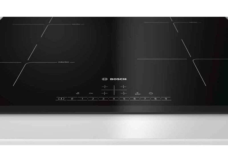 Bị khóa do hệ thống bảng điều khiển cảm ứng của bếp từ Bosch