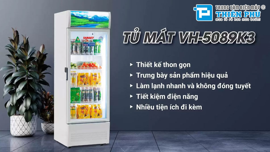 Tủ Mát Sanaky Inverter 480 Lít 1 Cánh VH-5089K3