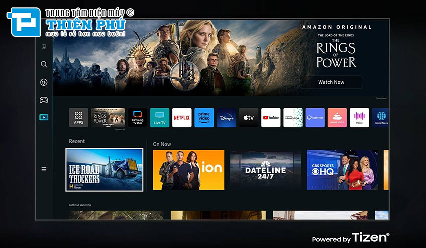 Trải nghiệm sử dụng hệ điều hành Tizen OS trên tivi Samsung 65 inch 4K UA65U8000FKXXV