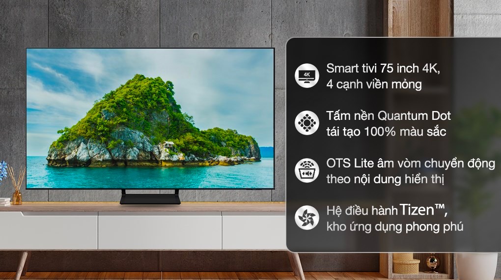 So sánh Smart tivi LG 4K 75UQ8000PSC và Samsung QLED QA75Q60BAKXXV