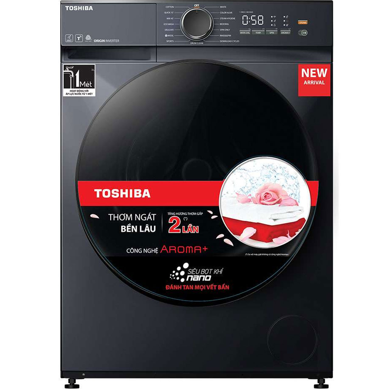 Máy Giặt Toshiba Inverter 9.5Kg TW-T21BU105UWV(MG)