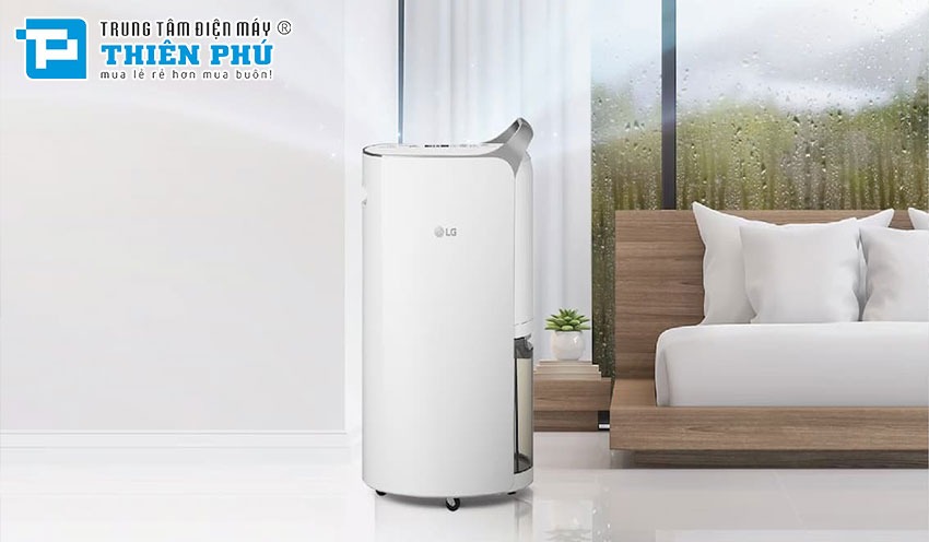 Đánh giá khả năng hút ẩm không khí của máy hút ẩm LG MD19GQGE0