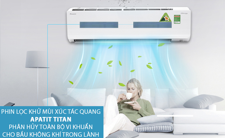 Điều hòa Daikin 12000Btu 1 Chiều FTF35XAV1V