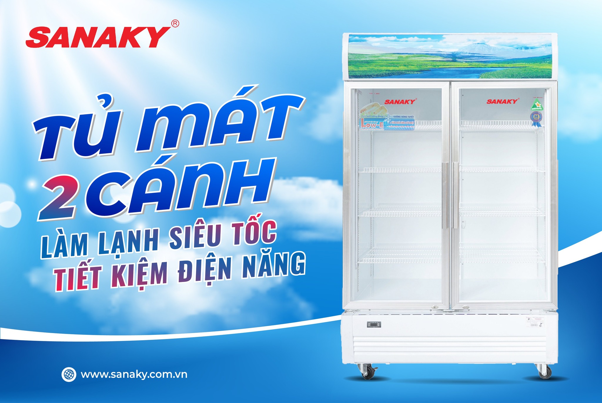 Đánh giá chi tiết tính năng tủ mát Sanaky 2 cánh VH-1209HP3 - Ưu nhược điểm của tủ