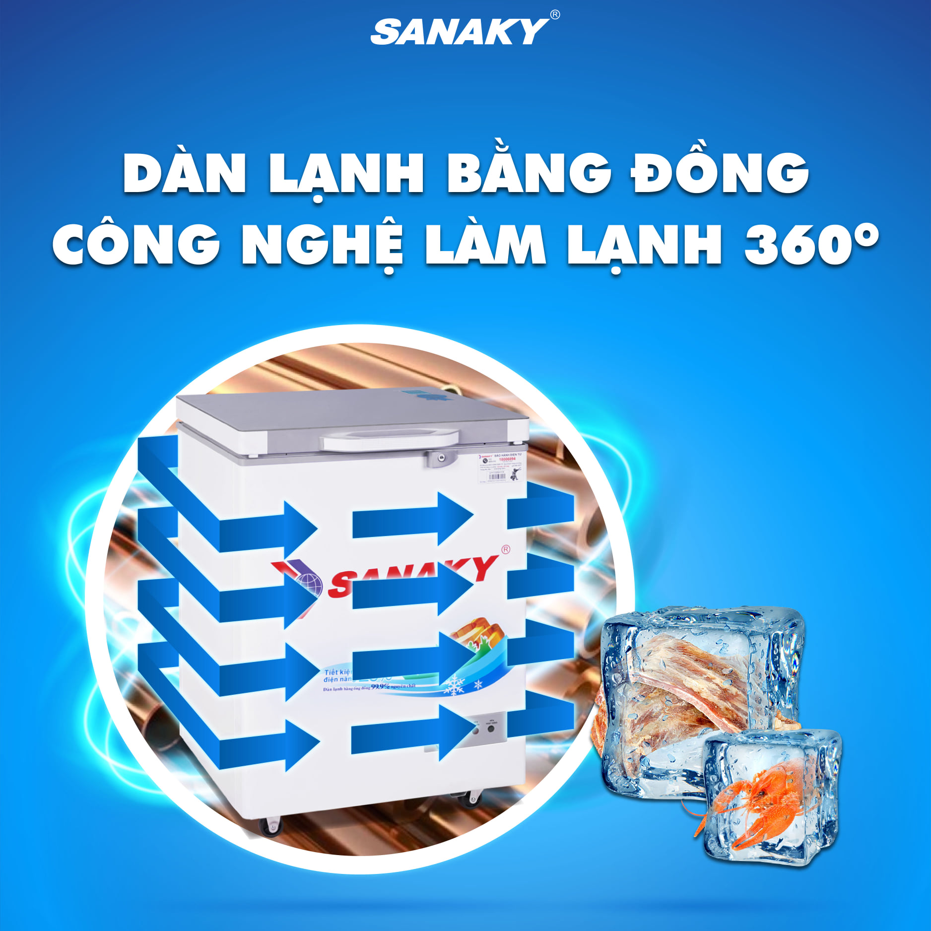 Những lý do bạn nên chọn mua tủ đông Sanaky 1 ngăn 1 cánh