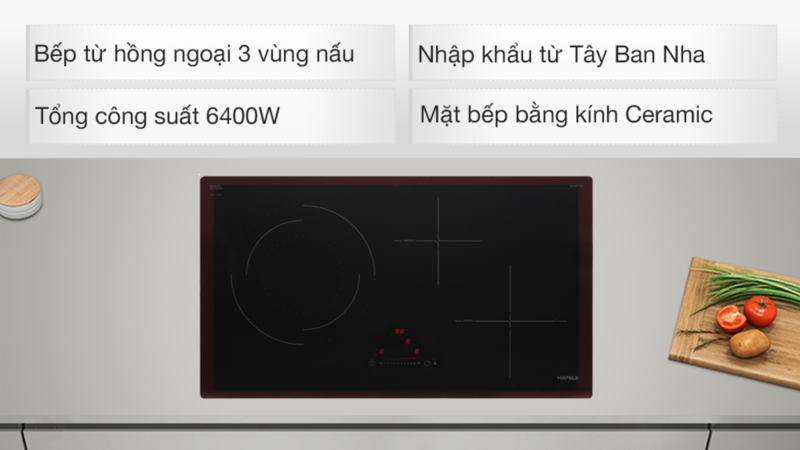 Bếp từ Hafele HC-M773D 3 vùng nấu