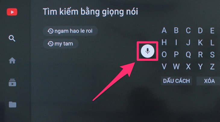 Hướng dẫn sử dụng tìm kiếm giọng nói trên Smart tivi Samsung